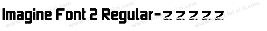 Imagine Font 2 Regular字体转换